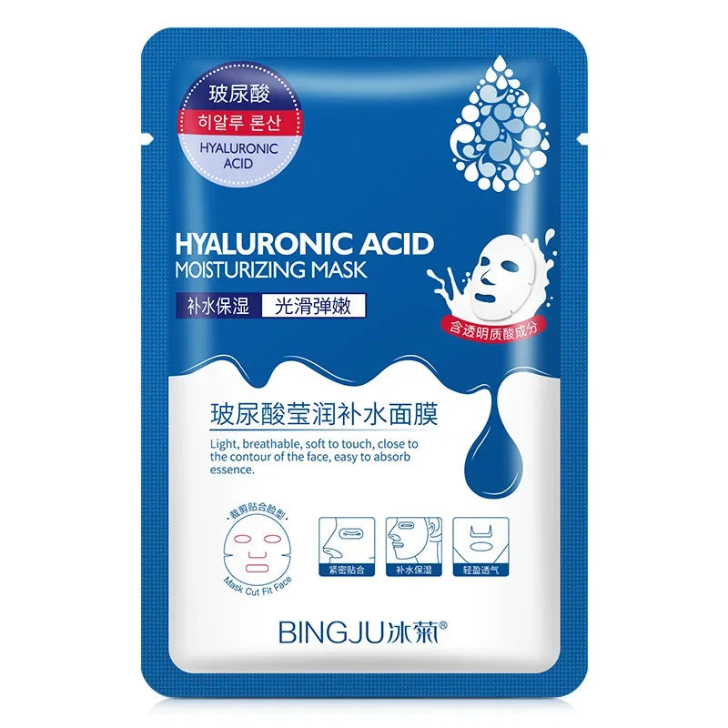 Hyaluronic Acid Hydrating Facial Mask Sheet Masks for Face