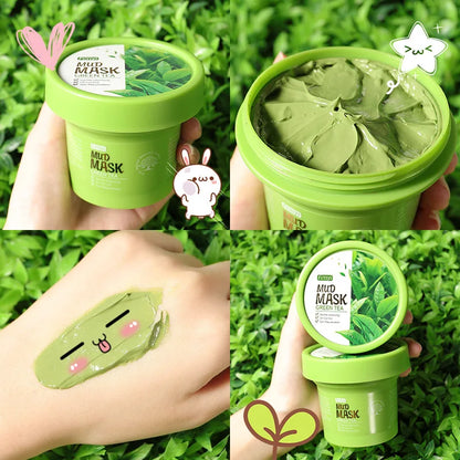 Face Mask 100g Green Tea Ice Muscle Mud Mask