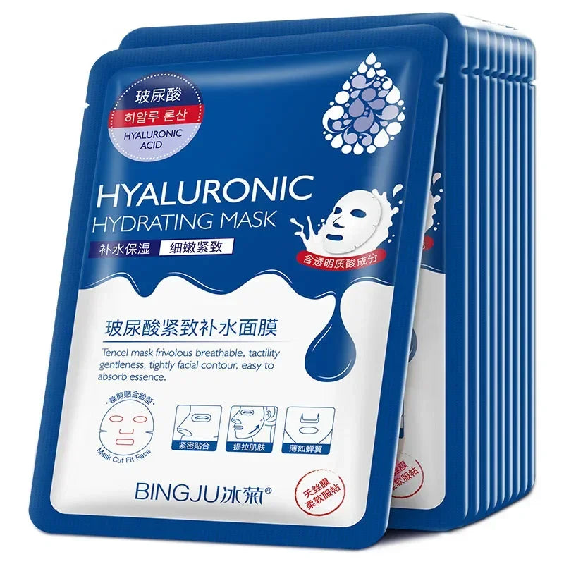 Hyaluronic Acid Hydrating Facial Mask Sheet Masks for Face