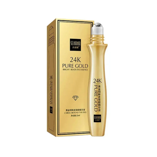 24K Gold Bright Eye Roller Eye Cream Hydrating Moisturizing  Serum