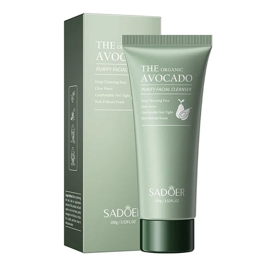 Avocado Facial Cleanser Face Wash Foam Face Cleanser