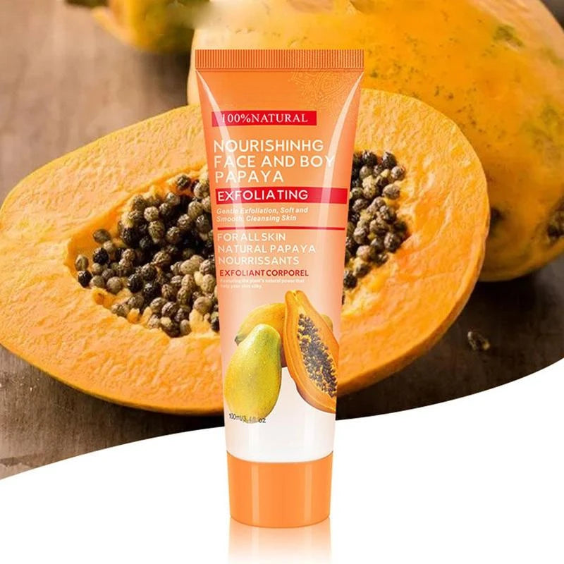 100ml Natural Papaya Exfoliating Cream Scrub Peeling Gel