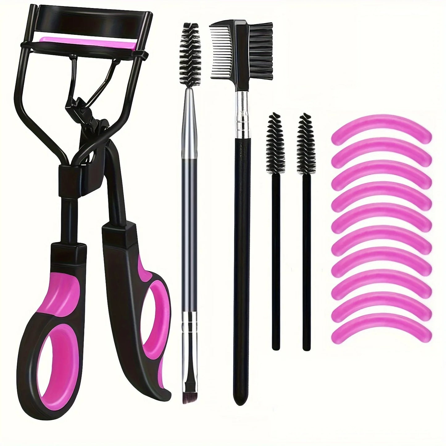 Eyelash Curlers Eyebrow Brush Kit For Women Eyelash Comb