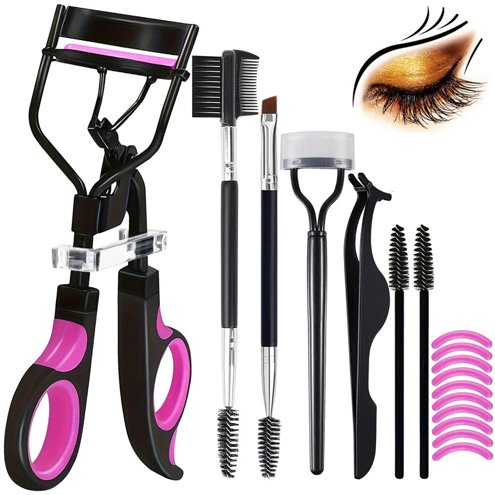 Eyelash Curlers Eyebrow Brush Kit For Women Eyelash Comb