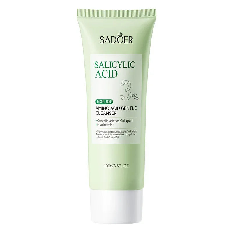 Salicylic Acid Facial Cleanser Face Wash Foam Face Cleanser