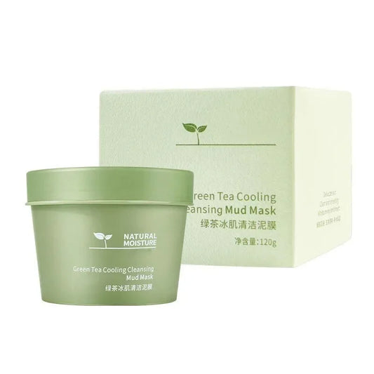 Green Tea Ice Mud Mask Cleansing Moisturizing Oil Control