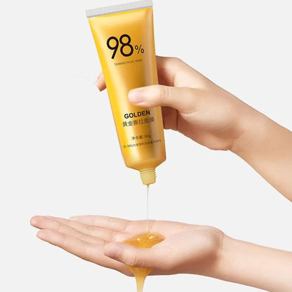 80g Gold Peel Mask Blackhead Cleanses Pores 24k Gold Foil Peel-Off Mask